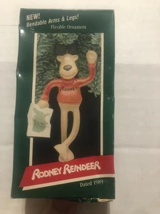 Hallmark Keepsake Ornament 1989 Rodney Reindee - Picture 1 of 4