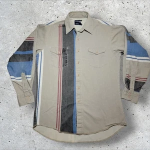 Vintage Wrangler Brushpopper X Long Tails Western Rodeo Cowboy Hemd Medium/Lrg 15,5-33 - Bild 1 von 8
