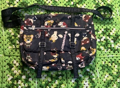 Harajuku Lovers Fur-ociously Cute Messenger Crossbody Bag Y2K Anime Characters - Image 1 of 4