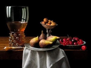 LUMAS GALLERY-Kevin Best "Still life with Figs and Cherries" LE 40/100 By 35x47 - Picture 1 of 9