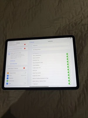 Apple iPad Pro 4th Gen. 128GB, Wi-Fi, 11in - Silver With Magic Keyboard - Image 1 of 4