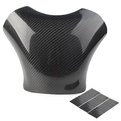 Carbon Fiber Gas Tank Cover Pad Protector For Kawasaki ZX6R 2005-2006 - Image 1 of 4