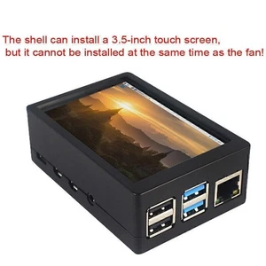 ABS Protective Case Shell with Cooling Fan Heatsink For Raspberry Pi 4 Model B - Picture 1 of 9