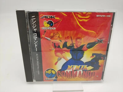 Es- Ninja Commando neo geo CD Japan Used Tested - Image 1 of 4