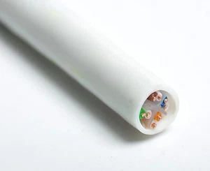 Cat6a 1000ft Plenum | 650MHZ 23AWG PURE COPPER | Cat6a CMP WHITE | - Picture 1 of 12