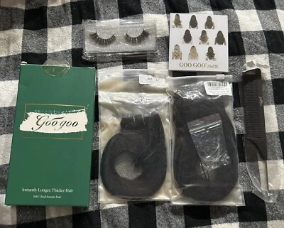 GOO GOO ~ Flip in Echthaar Extensions ~ E: 4A# - 12" ~ 202-92 - Bild 1 von 4