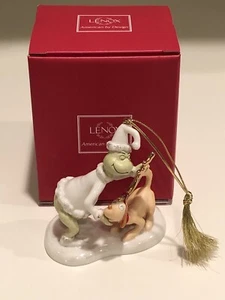 Lenox Dr Seuss All I Need Is A Reindeer Ornament NIB - Picture 1 of 8