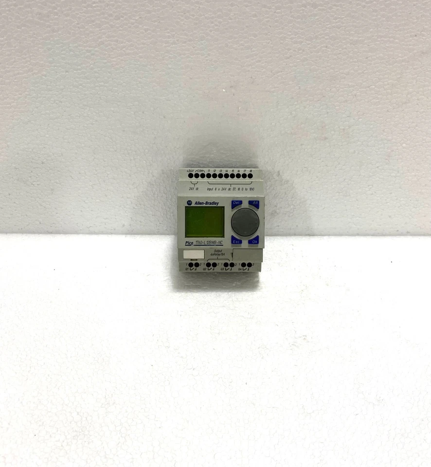 Allen Bradley 1760-L12BWB-NC Pico Controller 8 Digital Inputs 4 Relay 24VDC - Image 1 of 4