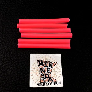 6 Knex Fuchsia Track Splice Tube Connector Pieces - K'nex Storm Mountain Parts - Picture 1 of 2