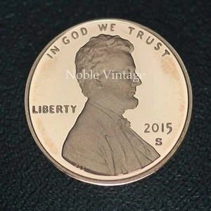 2015 S Proof Lincoln Shield Cent - From a Proof Set - Light Toning - Lot A - Picture 1 of 2