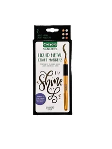 Crayola Marcatori 6 Metallo Liquido Artigianale - Foto 1 di 2