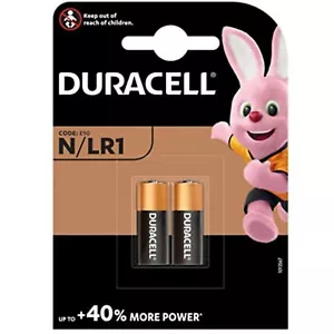 2 DURACELL N Batteries LR1 MN9100 E90 AM5 KN EXP 2029 - Picture 1 of 4