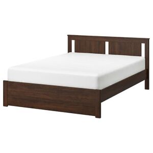 Queen Size Bed frame with Mattresses (Barely used)