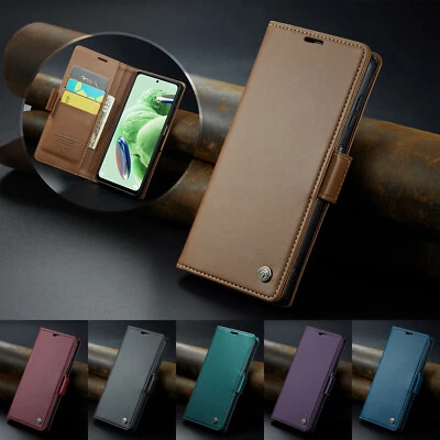 Magnetic Flip Wallet Folding Card Holder Stander Leather Cover For Cell Phones - Image 1 of 4