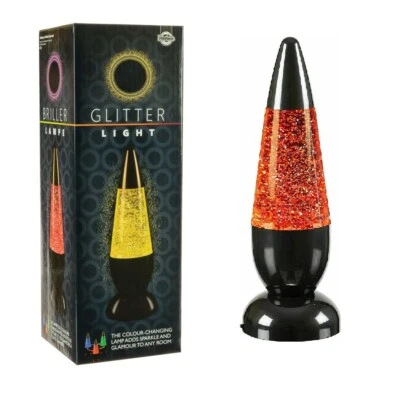 Glitter Light Lamp Changed Colour Home Décor Desk Room Lava Lamp Peaceful Motion - Image 1 of 4
