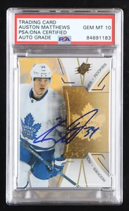 Auston Matthews Signed 2016-17 SPx Rookies #RAM #358/399 - Autograph Graded (PSA - Picture 1 of 2