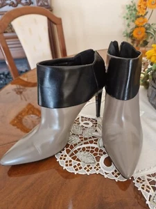 Hugo Boss Stiefeletten mit Leo Animal-Muster Schuhe Gr 40 UVP 399 - Bild 1 von 5