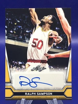 2021 LEAF RALPH SAMPSON BA-RS1 AUTOGRAPH AUTO HOUSTON ROCKETS *pwe* - Image 1 of 2