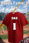 pnc198 Boston Red Sox Happy Father's Day Personalised Greetings Card