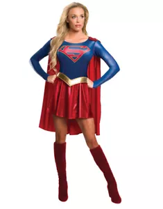 Costume Supergirl TV Show piccolo (US 6-10) busto 33 - 35" vita 25 - 26" - Foto 1 di 1