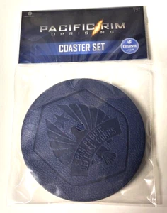 EXCLUSIVE Loot Crate Pacific Rim Uprising Pan Defense Corps 4-piece Coaster Set - Picture 1 of 5