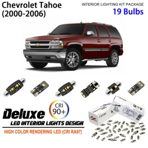 LED Interior Light Kit for Chevrolet Tahoe GMT800 + License Plate Light Bulbs - Foto 1 di 8
