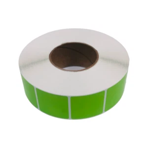 Impresora industrial directa térmica verde de 2"X2" etiquetas centrales de 3" 1000 P/rollo - Imagen 1 de 4
