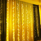 3x3m 300 LED Lichtervorhang Lichternetz Lichterkette Weihnachten Innen Deko DE