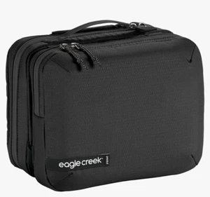 Eagle Creek Pack It Reveal Tri-Fold Toiletry Kit 3 Large Compartments Hang Black - Picture 1 of 5