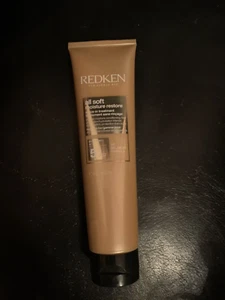 REDKEN ALL SOFT MOISTURE RESTORE LEAVE IN TREATMENT 5.1 OZ HYALURONIC ACID NEW