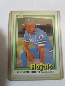 1981 Donruss Baseball #100 George Brett HOF Kansas City Royals