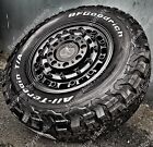 16" Black Swamper Alloy Wheels Fit Ford Transit Custom Sport + BF Goodrich Tyres