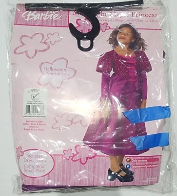 Rubies Girls Barbie Costume Barbie Moonlight Magic Princess Purple 8-10 New - Image 1 of 4