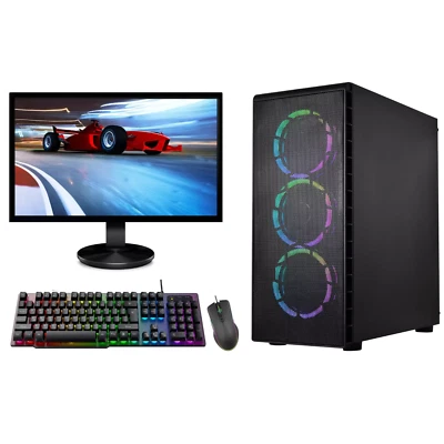 Fast Gaming PC Core i5 4th Gen 16GB RAM 240GB SSD+1TB HDD 2GB GT730 Windows 11 - Image 1 of 4