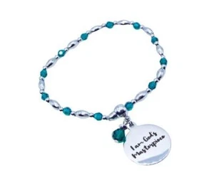 CYNTHIA LYNN "MASTERPIECE" STAINLESS STEEL SWAROVSKI CRYSTAL BIRTHSTONE BRACELET - Picture 1 of 1