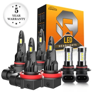 LED Lightss Fog Light Bulbs Kit For Dodge Ram 1500 2500 3500 Truck 2009-2018 - Picture 1 of 20