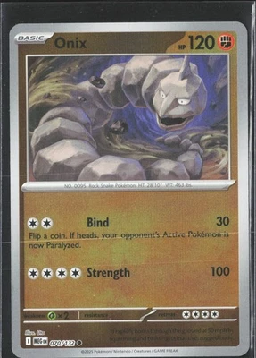 Onix 070/132 Me01: Mega Evolution Reverse Holo - Image 1 of 2