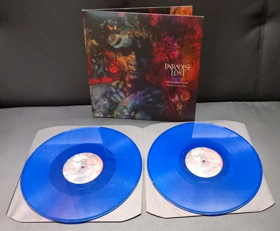 PARADISE LOST - Draconian Times 25th Anniversary 2LP Blue Vinyl Gatefold - Bild 1 von 4