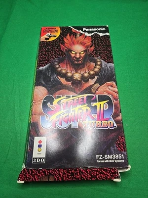 Super Street Fighter II 2 Turbo 3DO 1994 Long Damaged Box, w/Manual-tested - Image 1 of 4