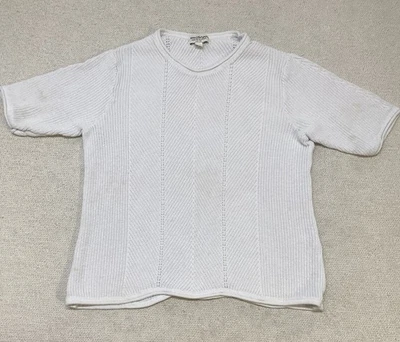 Norm Thompson女式大号短袖圆领毛衣T恤 — 第 1/4 张图片