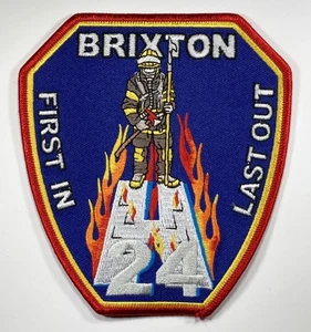 Brixton (Großbritannien) Fire Dept Station H-24 Patch - Bild 1 von 1