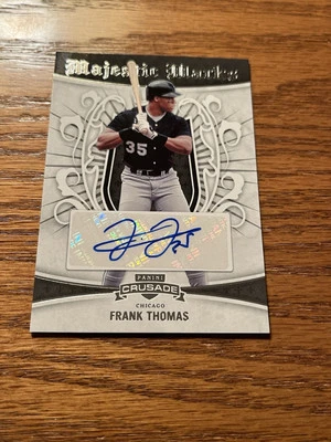 2024 PANINI CRUSADE "MAJESTIC MARKS" AUTOGRAPH #MM-FT FRANK THOMAS- WHITE SOX - Image 1 of 3