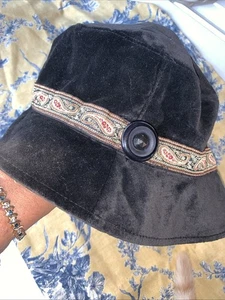 Sombrero cubo nine west, negro, talla S/M - Imagen 1 de 6