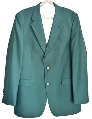 JACK NICKLAUS Tournament Series Blazer - Size 44 XL - Green Jacket -Gold Buttons - Image 1 of 4