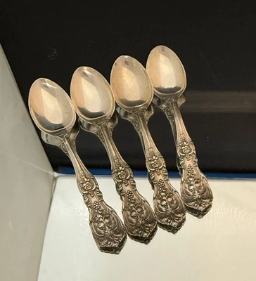 ~ 4 ~ REED & BARTON ~ FRANCIS I ~ DEMITASSE SPOONS - Image 1 of 4