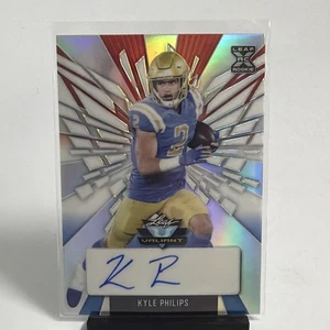 2022 Leaf Valiant #BA-KP2 Kyle Philips Red Prismatic 2/7 Jersey Match NM Card - Picture 1 of 8