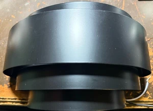 Moderne Wandleuchte schwarz Innenwandleuchte Metall Wandleuchter für Heimkino - Bild 1 von 3