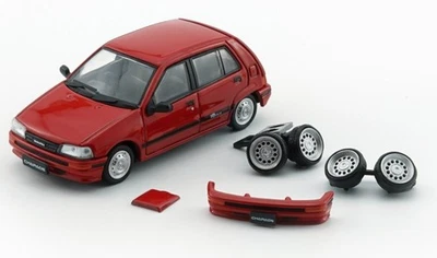DAIHATSU Charade - 4 Door - 1991 - red - BM 1:64 - Immagine 1 di 4