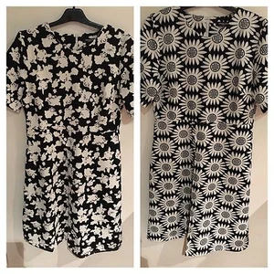 PRETTY DAISY OR FLORAL PRINT DRESS..SIZES 14-16 OR 18.SUMMER/WEDDING/CHRISTENING - Picture 1 of 11