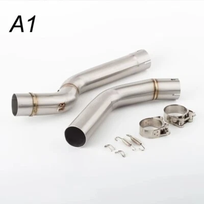 Tubo de escape silenciador de escape medio para motocicleta Honda CBR600RR 2005-2018 F5 escape Foto 1 de 4